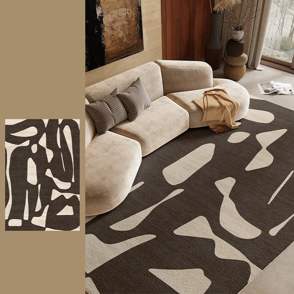 Dining Room Floor Rugs, Abstract Contemporary Rugs for Bedroom, Modern Rug Ideas for Living Room, Modern Rugs under Sofa-artworkcanvas