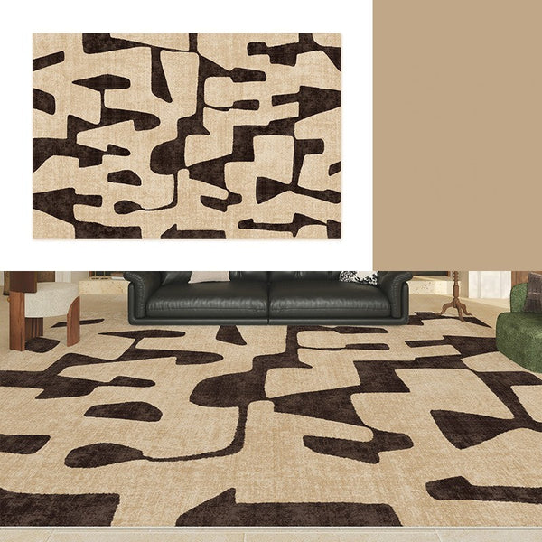Large Modern Rugs for Living Room, Modern Rugs under Dining Room Table, Contemporary Abstract Rugs Next to Bed, Geometric Modern Carpets for Office-artworkcanvas