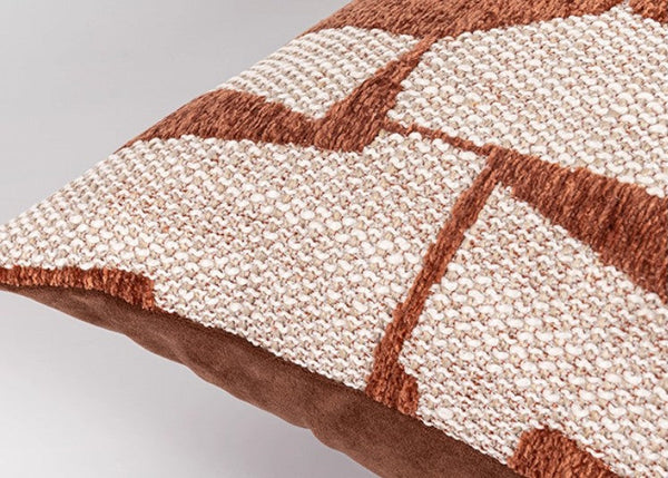 Contemporary Throw Pillow for Living Room, Modern Square Pillows, Large Abstract Throw Pillows for Couch, Modern Sofa Throw Pillows-artworkcanvas