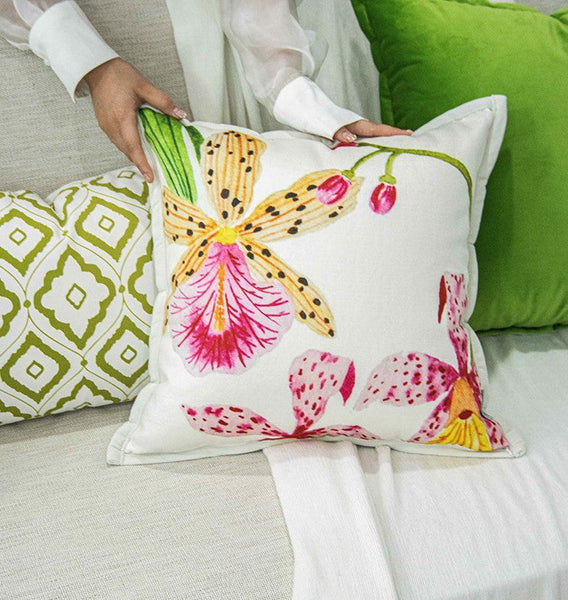 Large Decorative Pillows for Interior Design, Modern Decorative Cushion Covers, Unique Decorative Pillow Arrangement Ideas for Couch, Decorative Pillows for Living Room-artworkcanvas