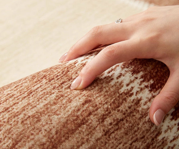 Mid Century Modern Rugs Next to Bed, Contemporary Rugs for Bedroom, Abstract Modern Carpets for Living Room, Modern Rugs for Dining Room-artworkcanvas