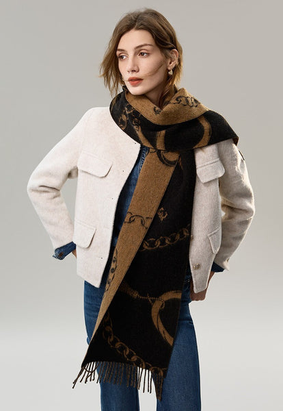 Cold Weather Scarf, Fashion Scarf, Soft Cashmere Scarf for Girls, Elegant Designer Scarf, Holiday Women Scarf, Christmas Gifts for Her, Modern Wool Scarf, Warm Winter Scarf-artworkcanvas