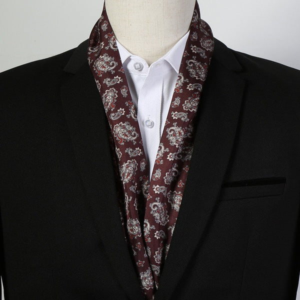 Thin Silk Neck Scarf, Scarf For Suit Men, Short Real Silk Scarf, Mens Short Silk Neckwear, Skinny Silk Scarf Mens, Casual Silk Scarf Men, Lightweight Short Silk Scarf-artworkcanvas
