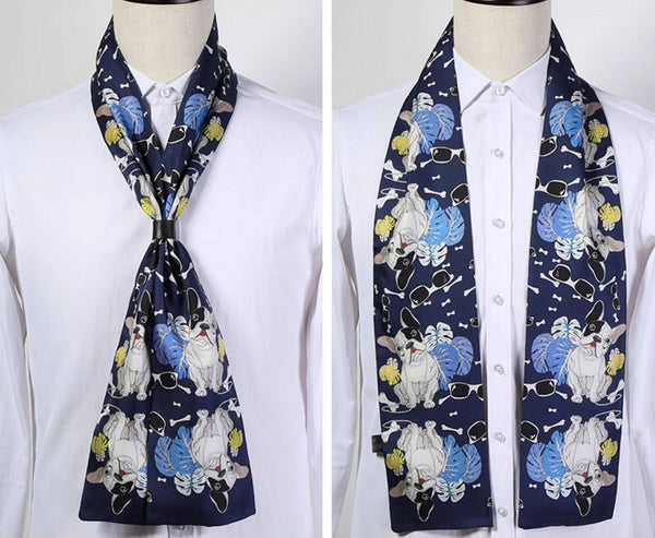 Short Silk Ascot Men, Silk Scarf For Blazer, Mens Summer Silk Scarf, Narrow Pure Silk Scarf, Short Silk Neckerchief Men, Soft Silk Short Scarf, Business Slim Silk Scarf, Mens Thin Silk Neck Scarf-artworkcanvas