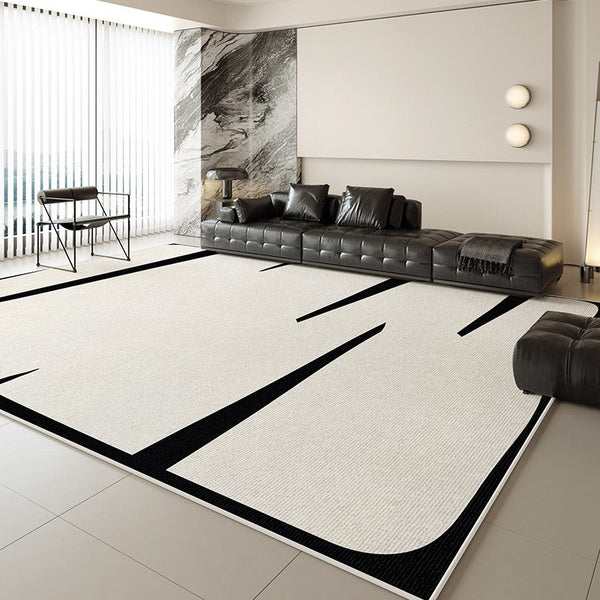 Geometric Modern Rugs for Bedroom, Modern Rugs for Dining Room, Large Modern Rugs for Living Room, Abstract Contemporary Modern Rugs-artworkcanvas
