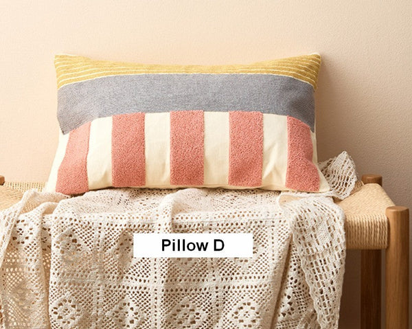 Large Modern Sofa Cushion, Decorative Pillow Covers, Modern Pillows for Couch, Abstract Decorative Throw Pillows for Living Room-artworkcanvas