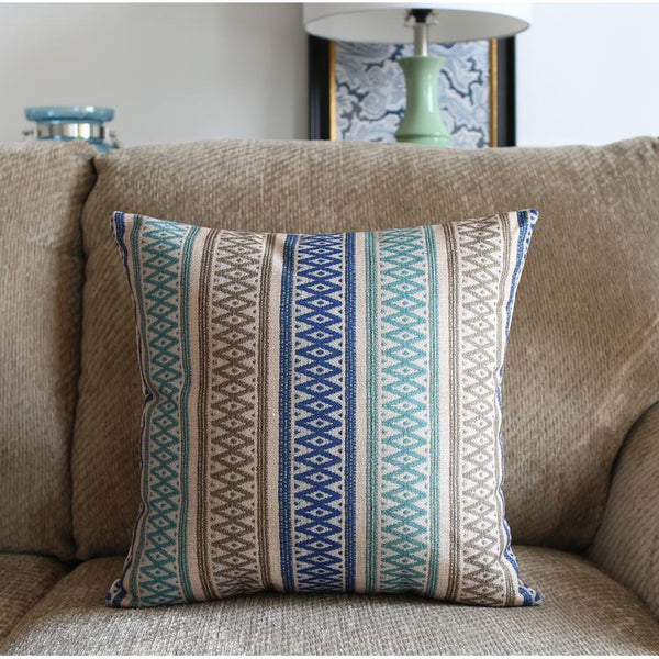 Large Geometric Pattern Throw Pillows, Decorative Pillows for Couch, Decorative Throw Pillow, Sofa Pillows for Living Room-artworkcanvas