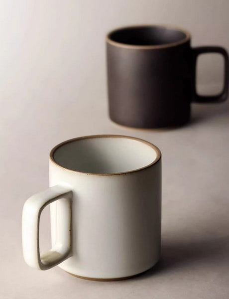 Large Capacity Coffee Mugs, Unique Tea Cup, Large Modern Handmade Pottery Coffee Cup, Creative White Black Ceramic Coffee Mugs-artworkcanvas