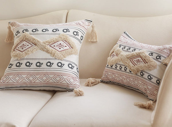 Contemporary Throw Pillow for Interior Design,Geometric Square Modern Throw Pillows for Couch, Decorative Throw Pillows-artworkcanvas
