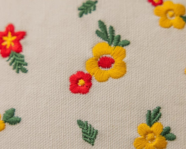Embroider Flower Cotton Pillow Covers, Spring Flower Decorative Pillows for Dining Room, Decorative Pillows for Sofa, Farmhouse Decorative Pillows for Couch-artworkcanvas