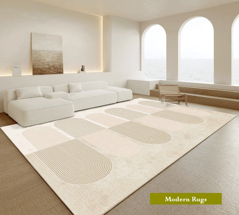 Bedroom Modern Rug Ideas, Kitchen Modern Rugs, Geometric Modern Rug Placement Ideas for Living Room, Contemporary Area Rugs-artworkcanvas