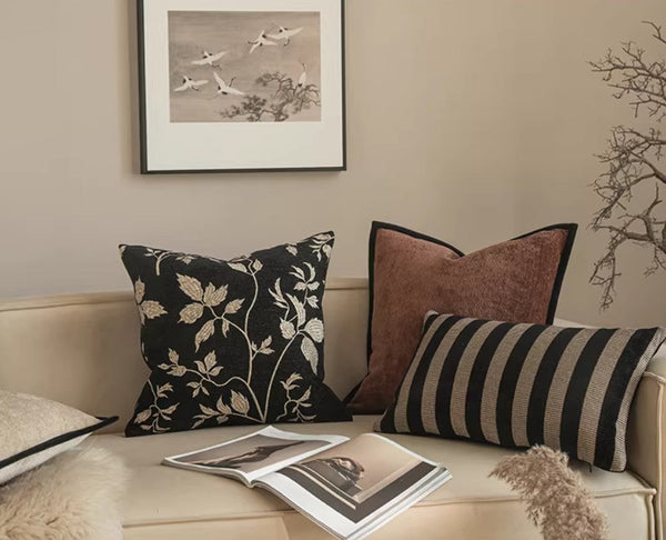 Modern Decorative Pillow Covers, Decorative Pillow Arrangement Ideas for Couch, Large Decorative Throw Pillows, Decorative Pillows for Living Room-artworkcanvas