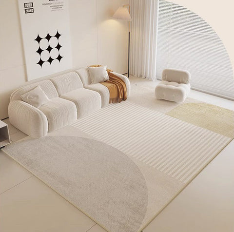 Unique Geometric Carpets for Sale, Modern Rugs under Dining Room Table, Abstract Modern Rugs for Living Room, Contemporary Modern Rugs Next to Bed-artworkcanvas