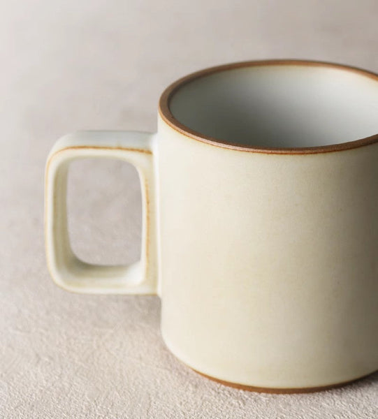 Modern Handmade Pottery Coffee Cup, Large Capacity Coffee Mugs, Unique Tea Cup, Creative White Black Ceramic Coffee Mugs-artworkcanvas