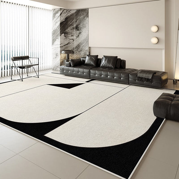 Dining Room Geometric Modern Rugs, Extra Large Modern Rugs for Living Room, Bedroom Modern Rugs, Contemporary Modern Rugs for Office-artworkcanvas