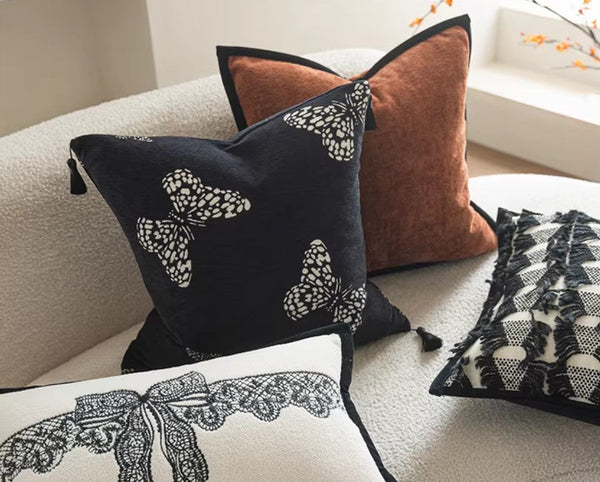Modern Decorative Pillows for Living Room, Decorative Pillow Covers, Decorative Pillow Arrangement Ideas for Couch, Large Decorative Throw Pillows-artworkcanvas