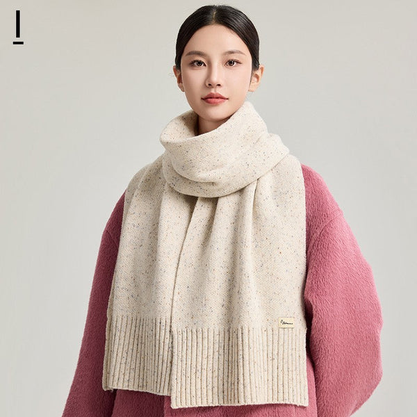 Modern Wool Scarf for Women, Soft Cashmere Scarf for Women, Casual Scarf for Women, Cold Weather Scarf, Fashion Designer Scarf, Winter Scarf-artworkcanvas