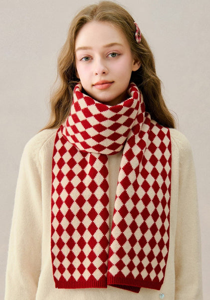 Cold Weather Scarves, Soft Wool Scarf for Women, Winter Wool Scarf, Unique Christmas Gift for Girl, Modern Wool Scarf for Women, Casual Scarf for Women