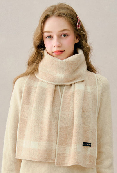Cold Weather Scarves, Modern Wool Scarf for Women, Unique Christmas Gift for Girl, Casual Scarf for Women, Soft Wool Scarf for Women, Winter Wool Scarf