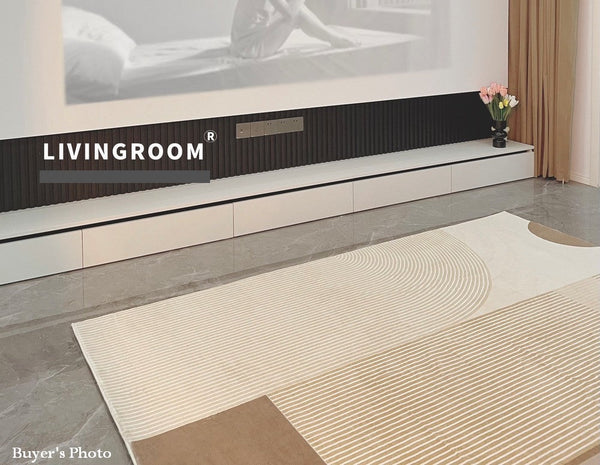 Unique Modern Rugs for Living Room, Abstract Contemporary Modern Rugs, Geometric Contemporary Rugs Next to Bed, Modern Rugs for Dining Room-artworkcanvas