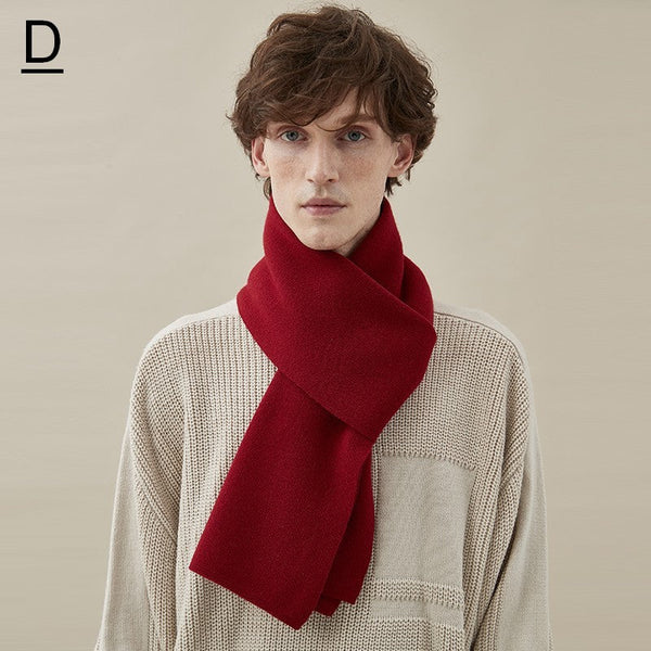 Thick Wool Scarf, Men's Winter Scarf, Men's Wool Scarf Winter, Business Wool Scarf for Gentleman, Formal Men Scarf Styles, Casual Scarf Men, Modern Fashion Scarf-artworkcanvas