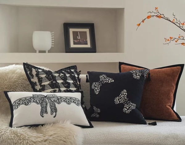 Large Decorative Throw Pillows, Decorative Pillow Arrangement Ideas for Couch, Modern Decorative Pillows for Living Room, Decorative Pillow Covers-artworkcanvas