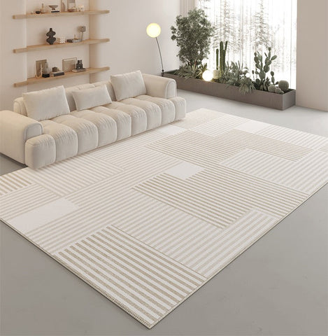 Bedroom Modern Rugs, Large Modern Rugs for Sale, Contemporary Floor Carpets under Sofa, Modern Area Rug in Living Room-artworkcanvas