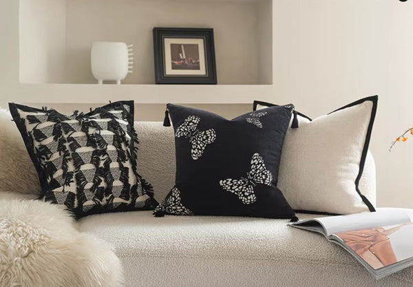 Large Decorative Throw Pillows, Decorative Pillow Arrangement Ideas for Couch, Modern Decorative Pillows for Living Room, Decorative Pillow Covers-artworkcanvas
