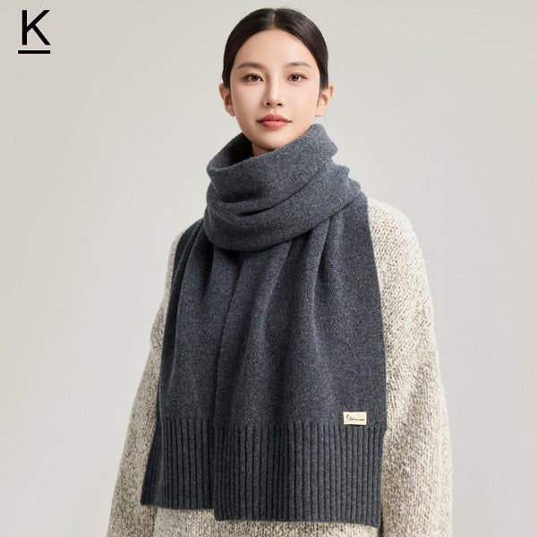 Modern Wool Scarf for Women, Soft Cashmere Scarf for Women, Casual Scarf for Women, Cold Weather Scarf, Fashion Designer Scarf, Winter Scarf-artworkcanvas