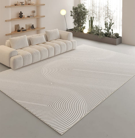 Modern Area Rugs for Living Room, Abstract Contemporary Modern Rugs, Unique Modern Rugs for Bedroom, Dining Room Floor Carpet Placement Ideas-artworkcanvas