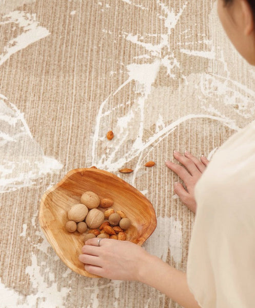 French Style Modern Rugs for Interior Design, Bedroom Modern Soft Rugs, Contemporary Modern Rugs under Dining Room Table, Flower Pattern Modern Rugs for Living Room