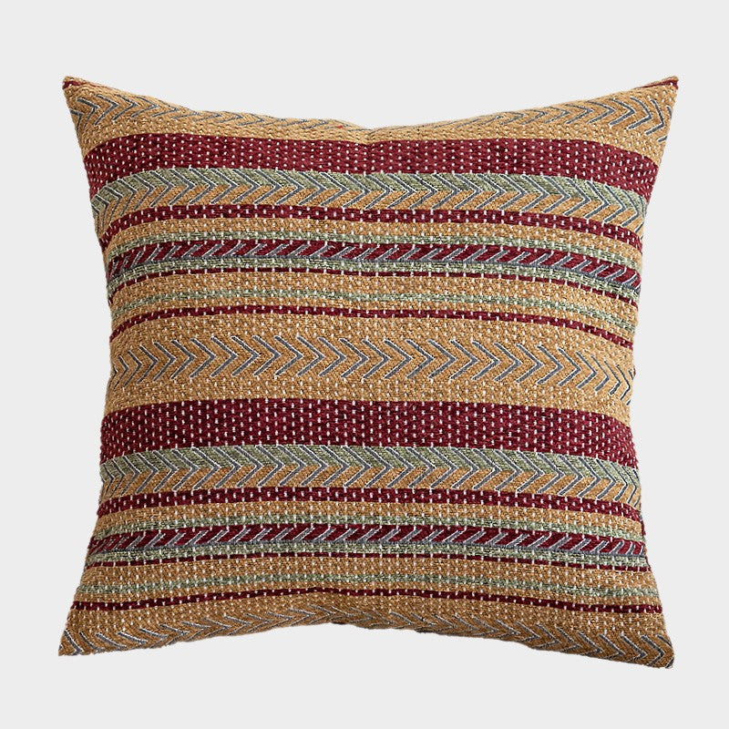Large Decorative Throw Pillows, Traditional Rustic Sofa Pillows for Bedroom, Geometric Pattern Throw Pillow for Couch, Bohemian Decorative Sofa Pillows-artworkcanvas