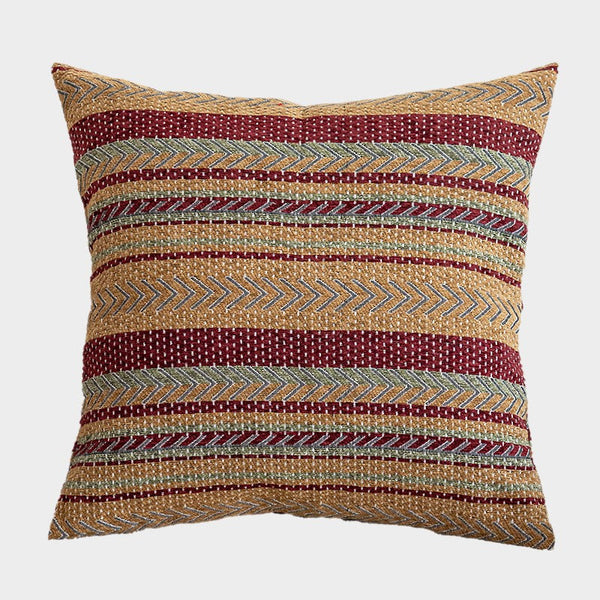 Large Decorative Throw Pillows, Traditional Rustic Sofa Pillows for Bedroom, Geometric Pattern Throw Pillow for Couch, Bohemian Decorative Sofa Pillows-artworkcanvas
