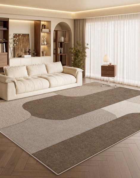 Modern Living Room Rug Placement Ideas, Extra Large Contemporary Area Rugs for Bedroom, Dining Room Floor Carpets, Living Room Modern Rugs-artworkcanvas