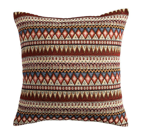 Geometric Pattern Throw Pillow for Couch, Decorative Throw Pillows, Bohemia Sofa Pillows for Living Room, Large Bohemian Decorative Sofa Pillows-artworkcanvas
