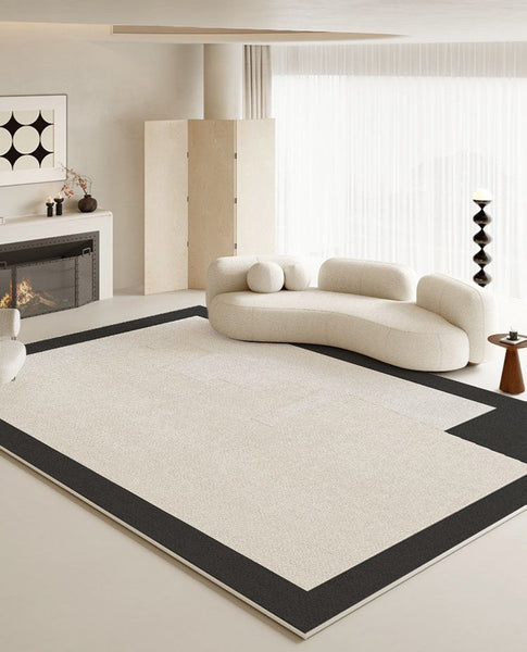 Unique Modern Rugs for Living Room, Dining Room Floor Carpets, Abstract Geometric Modern Rugs, Contemporary Modern Rugs for Bedroom-artworkcanvas