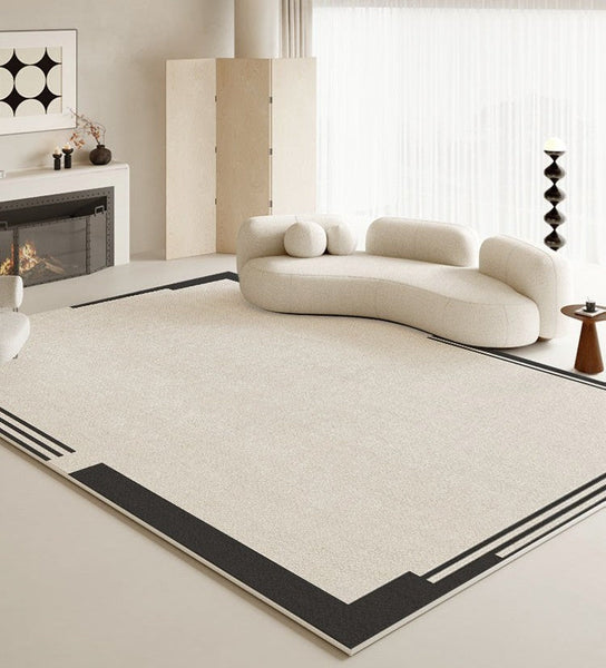 Bedroom Modern Floor Rugs, Large Area Rugs for Office, Modern Area Rug for Living Room, Contemporary Area Rugs under Sofa-artworkcanvas
