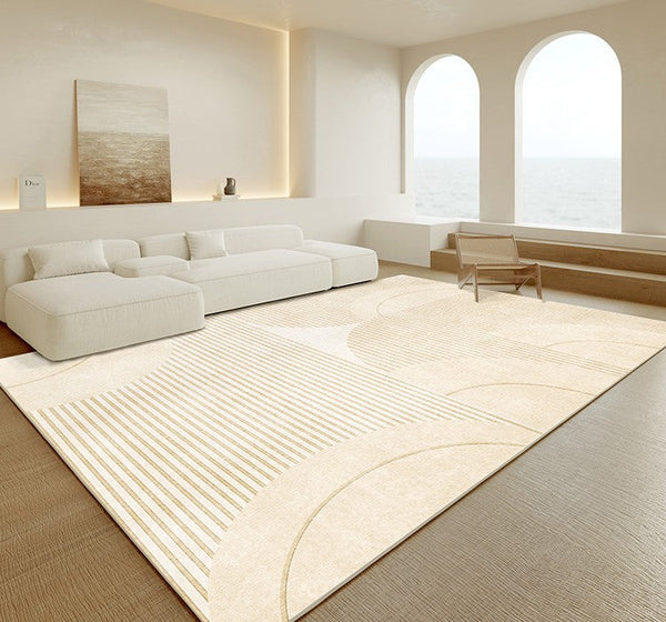 Abstract Modern Area Rugs for Bedroom, Large Modern Rugs for Living Room, Contemporary Modern Rugs for Sale-artworkcanvas