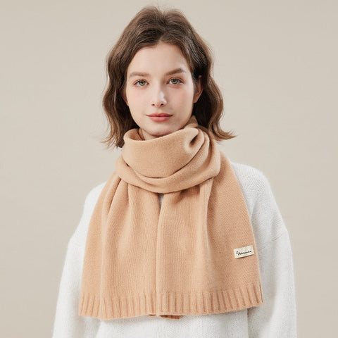 Cozy Winter Scarf, Modern Fashion Designer Scarf, Casual Scarf for Women, Soft Cashmere Scarf for Women, Cold Weather Scarf, Wool Scarf for Women-artworkcanvas