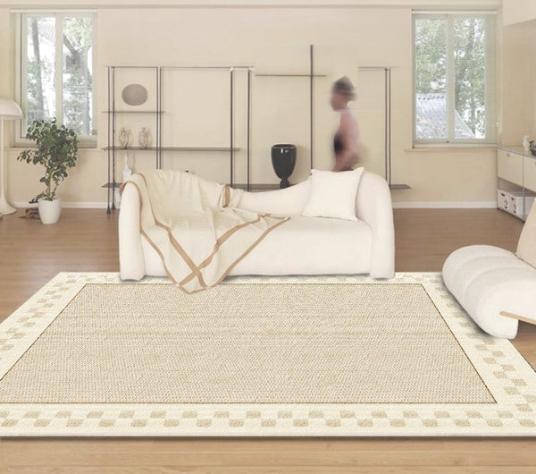 Geometric Contemporary Rugs Next to Bed, Contemporary Modern Rugs for Sale, Modern Carpets for Dining Room, Large Modern Rugs for Living Room-artworkcanvas