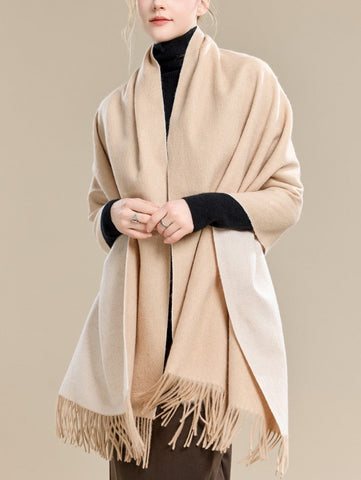 Light Brown Wool Scarf, Soft Wool Scarf for Women, Evening Wrap, Long Winter Shawl, Elegant Shawl, Warm Cape, Fashion Scarf, Christmas Gift, Gifts for Her-artworkcanvas