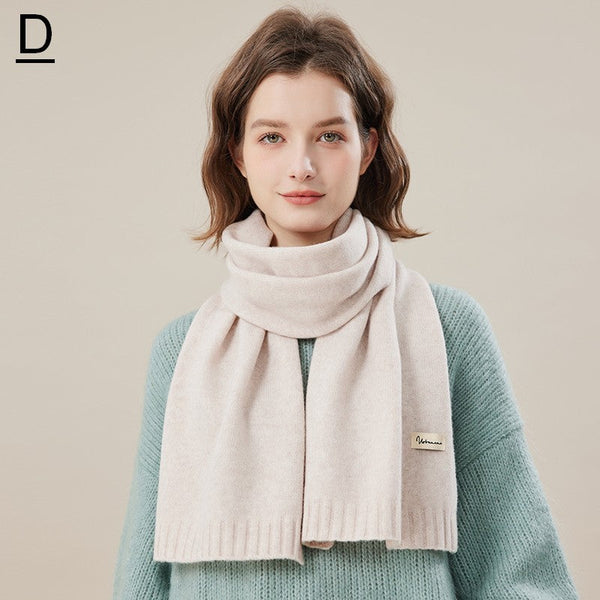 Wool Scarf for Women, Cozy Winter Scarf, Modern Fashion Designer Scarf, Casual Scarf for Women, Soft Cashmere Scarf for Women, Cold Weather Scarf-artworkcanvas