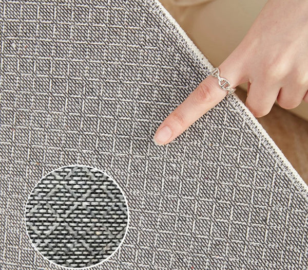 Abstract Contemporary Round Rugs for Dining Room, Circular Modern Rugs for Bathroom, Geometric Modern Rug Ideas for Living Room, Modern Rugs for Children's Room