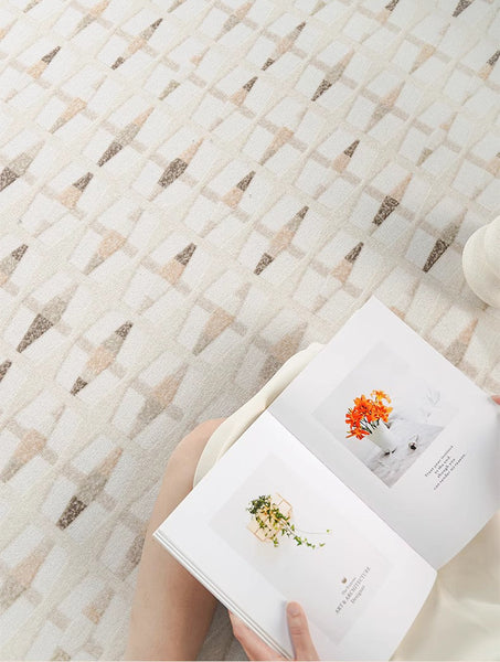 Abstract Area Rugs for Living Room, Modern Rugs under Dining Room Table, Modern Carpets for Kitchen, Geometric Contemporary Modern Rugs Next to Bed-artworkcanvas