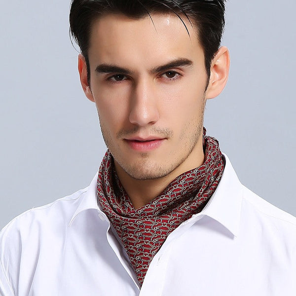 Small Silk Scarf Men, Silk Scarf For Suit, Professional Thin Silk Scarf, Mens Silk Neck Scarf, Silk Scarf For Work, Casual Silk Scarf Mens, Short Silk Scarf Business, Mens Silk Head Scarf-artworkcanvas