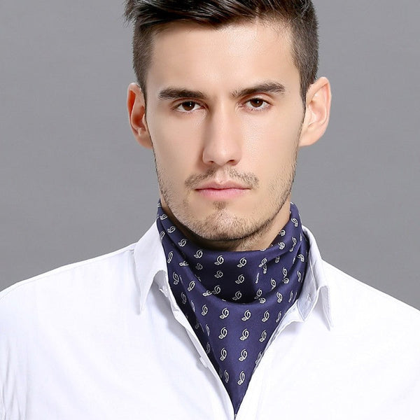 Casual Silk Scarf Mens, Short Silk Scarf Business, Mens Silk Head Scarf, Professional Thin Silk Scarf, Mens Silk Neck Scarf, Silk Scarf For Work, Small Silk Scarf Men, Silk Scarf For Suit-artworkcanvas