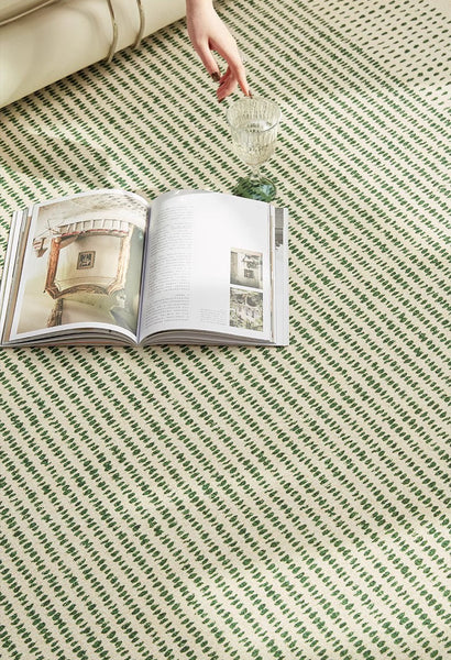 Contemporary Abstract Rugs for Dining Room, Living Room Modern Rug Ideas, Bedroom Floor Rugs, Green Abstract Rugs for Living Room-artworkcanvas