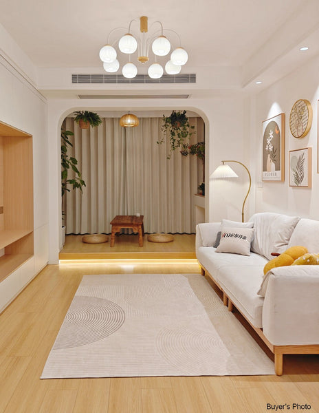 Oversized Modern Rug for Living Room, Bedroom Floor Rugs, Geometric Contemporary Rugs for Dining Room, Extra Large Modern Rugs for Living Room-artworkcanvas