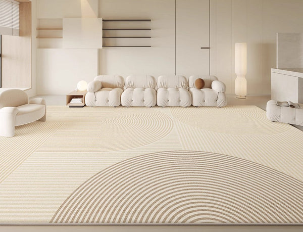 Bedroom Floor Rugs, Geometric Contemporary Rugs for Dining Room, Extra Large Modern Rugs for Living Room, Oversized Modern Rug for Living Room-artworkcanvas