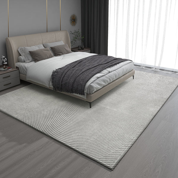 Contemporary Modern Rugs for Living Room, Geometric Modern Rugs for Sale, Modern Rug Placement Ideas for Bedroom, Gray Rugs for Dining Room-artworkcanvas